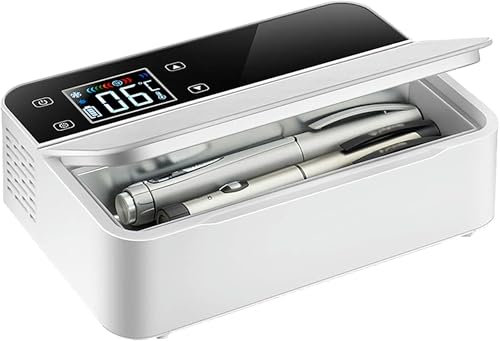 BTOIASYHF Mini Refrigerador de Medicamentos, Refrigerador De Insulina, Reefer De Drogas De 2-18 ° C, Adecuado para Almacenamiento de Medicamentos, Coche, Hogar, Oficina Mini Nevera