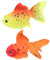 POPETPOP 2St Aquarium Fische künstlicher Aquarium schwimmende Fische Dekorationen für Aquarien Schwimmendes Fischdekor für Aquarium Deko
