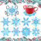 8 Pcs Diamond Painting Noel Dessous de Verre,sous Verre Diamant Peinture Neige, Peinture Diamant Dessous de Verre avec Support, Cadeau de Noël,pour Tasses, Verres à Vin, Cuisine Domestique