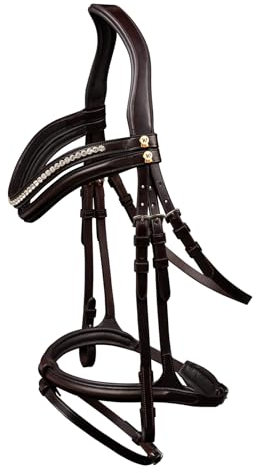 WALDHAUSEN S-Line Trensenzaum Harmony, englisch Komb. braun, WB