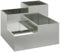 vidaXL Giardino Fioriera 100x100x60 cm Acciaio Zincato