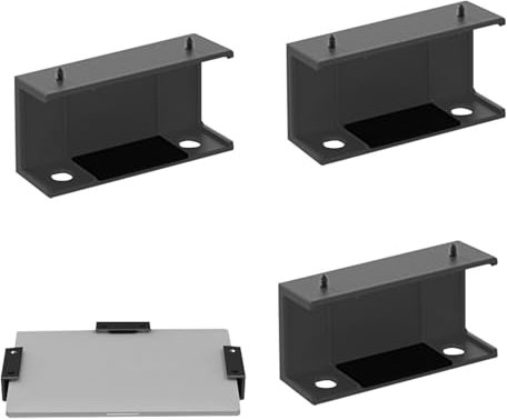 Laptop-Tür für den Schreibtisch – für Metallregale, Schutzaufbewahrung | Montage 'Organizer-Tablett für Kabelboxen, Laptop, Router, TV-Boxen, CPU, Modem, Cons