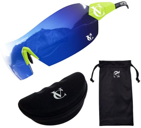 VeloChampion Cycling Sports Biking Sunglasses for Men Women Glasses with UV400 100% UV Protection Lenses