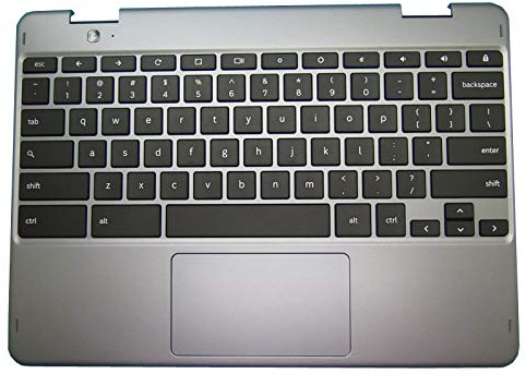Laptop PalmRest&keyboard For Samsung Chromebook XE521QAB English US BA98-01445A With Touchpad Upper Case USED