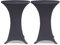 vidaXL 2X Stehtischhusse Stretch Hussen für Bistrotisch Stehtischhussen 60 cm