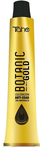 Tahe Botanic Gold Tinte Cabello Profesional/Tinte Pelo/Coloración Capilar Permanente Sin Amoniaco Nº 5.47 Castaño Claro Cobre Violeta, 100 ml