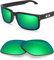 BlazerBuck Polycarbonat Polarisierte Ersatzgläser für Oakley Holbrook OO9102 - Smaragdgrün AR Beschichtet