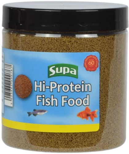 Supa Hi-Protein Crumble Fish Food 150 gram 0.5mm-0.8mm, For All Coldwater and Tropical Fish, Made From Premium Quality Ingredients Which Offer A Nutritionally Balanced Diet.