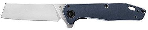 Gerber Couteau de poche pliable, Fastball Cleaver 20CV, Longueur de Lame : 7,6 cm, Acier Inoxydable, Urban Blue, 30-001842