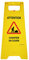 AUA SIGNALETIQUE - Chevalet signalisation - Poids 1KG en Plastique- (Chantier en Cours-)