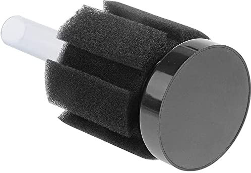 ANCLLO XY-180 Mini-Filter, für Aquarien, zylinderförmig, weich, biochemisch, Schwamm, Schwarz - Aquarium Biochemischer Schwammfilter Bio Schwammfilter, 2 Stück