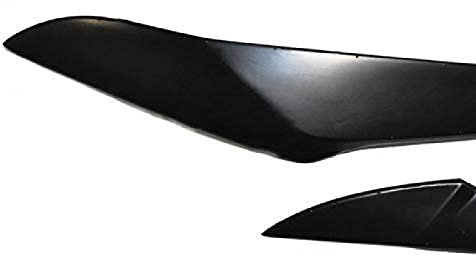 Augenlider Augenbrauen, Für BMW X5 E70 2007-2013 Scheinwerferdeckel Augenbrauen Scheinwerfer Augenlider Dekoration Scheinwerfer Lampenabdeckung Trim Gloss Black Scheinwerfer Augenbrauen
