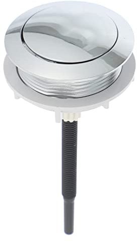 Housoutil Einzelne Toilette BULT- Taste WC- Wassertank- Druckknopf Runde Kopf Flush- Ersatz für Die Meiste Spülung Toilette 48 × 57Mm