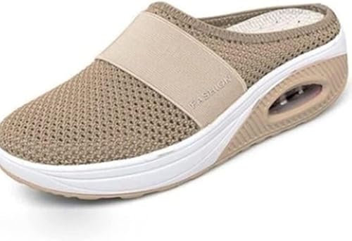 YisiNP Scarpe Donna Traspiranti e Casual con Cuscino d'Aria Scarpe Ortopediche Antiscivolo per Scarpe da Passeggio