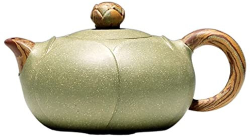 Hervidor de Hierro Fundido Tetera Hierro Fundido Tetera De 360ML, Tetera Manual, Teteras De Arcilla Púrpura Retro Tetera de Hierro Tetera Japonesa