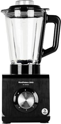 Batidora de Vaso Juanita BlendModern 2000W – Motor Full Copper, Cuchillas Titanio, 5 Velocidades, Función Pulse, Jarra 1,5L, Antideslizante, Fácil de Limpiar