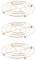 TRHDFW Hot pot stand iron plating round tripod kitchen, table ring, kitchen heat resistant hot pot round steamer stand