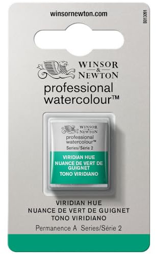 Winsor & Newton Aquarelle Professionnelle Collection Revival, Demi-godet, Nuance de Vert de Guignet