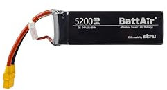 ISDT 7,4V Smart Lipo Akku 2S 50C 5200mAh BattAir Rc Auto Batterie mit XT-60 Stecker Hobby Akkus mit Lipo-Tasche für RC Flugzeug Hubschrauber Plane Boot 1:10,Per Mobiltelefon Bedienbar