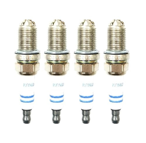 4-6 Stück 0242236562 Doppelplatin-Zündkerze 12120037608 für BMW E46 E39 E36 E38 für Audi A4 A6 A8 FGR7DQP+ +48 (6 Stück)
