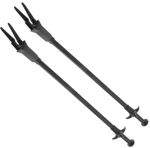 LOLIPPYY 2 Stück Wasserpflanzen Pinzette 50cm Lang aus Langlebigem Material mit Clip für Aquarium Pflege und Fütterung