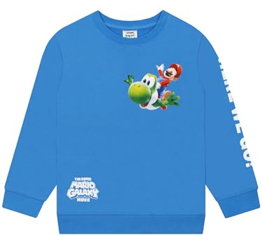 Super Mario Galaxy Movie Sweatshirt Jungen, Mario Galaxy Mario Film Pullover Für Jungen, Sweatshirt Für Kinder