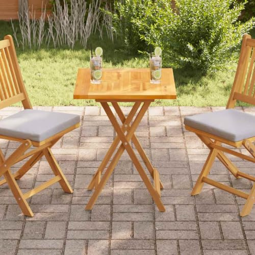 FWIKDUN Massivholz Tischplatte aus Teak für rustikale Essbereiche, langlebige Tischplatte aus technisch getrocknetem Teakholz, individuell kombinierbare aus festem Teakholz,