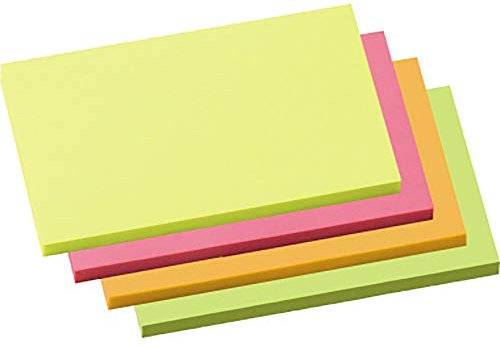 Soennecken Haftnotiz 5835 125x75mm neonfarben 4x100Blatt 4 St./Pack.