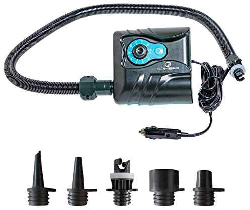 SPINERA High Pressure 12V SUP Pumpe/Stand Up Paddelboard Pumpe, SUP Luftpumpe, 16 PSI