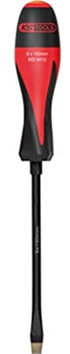KS Tools 922.6412 ULTIMATEgrip Schlitz-Schraubendreher, 8 mm-L.150 mm, weiß