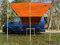 Wild Earth Sonnendach Markise für VW Camper Van Wohnmobil 2,4 m x 3 m Burnt Orange 3 Stangen Design