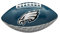 Wilson American Football NFL CITY PRIDE, Philadelphia Eagles, Mischleder, Für Freizeitspieler, Petrol/Silber, WTF1523XBPH