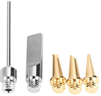 5 Stück/Set Gaslötkolben-Kit Elektrischer Schaumschneider Lötspitzen Zubehör für Schweißwerkzeuge Zubehör für Gaslötkolben