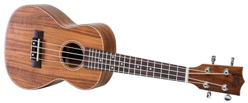 VOLT by Voggenreiter Ukulele Milano, Größe: Tenor, laminiert Decke Akazie, Griffbrett: Palisander, edle Lackierung, Länge: 660 mm, mit Gurtknöpfen, inkl. gefütterte Tasche, 1219-6