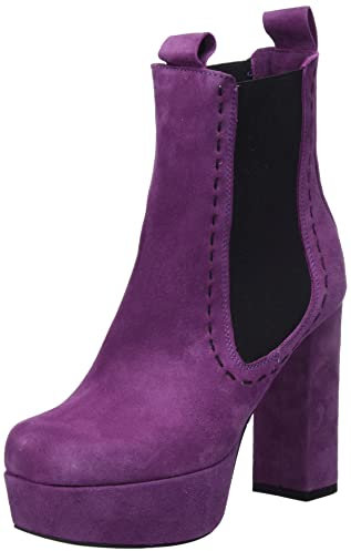 L37 HANDMADE SHOES Dark Lady, Stivali alla Moda Donna, Viola, 39 EU