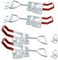 Ohamtes 4PCS Carbon Steel Type 4002, 180KG 400 lbs Clamping Force, Case Latch, Adjustable Toggle Latch Clamp, Heavy Duty