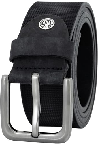 LINDENMANN Leder-Gürtel Herren 40 mm Vollrind schwarz