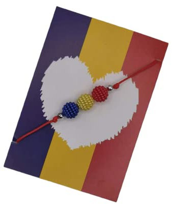 Romania National Flag Beads Bracelet. Romanian tricolour. Tricolor Roman. Tricolor brasleta. Bracelet tricolour. Romanian flag. Romania. Moldova