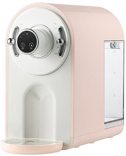Instant Hot Water Dispenser Cooling and Heating Two-Use Small Desktop Smart Desktop Instant Hot and Cold Water Dispenser,Pink