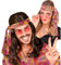 W WIDMANN MILANO Party Fashion - 60er und 70er Jahre Stirnband, Haarband, Hippie, Flower Power, Accessoire, Karneval