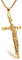 Kreuz Halskette Schmuck, Katholische Jesus Christus, Kreuzkette Herren Kreuz kette, Kruzifix Edelstahl Anh?nger, Gold Edelstahl M?nner Anh?nger