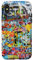Hülle für iPhone X/XS Graffiti Art Sprühfarbe