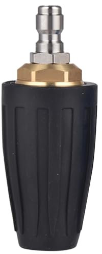 Pressure Washer Tip Rotating 4000PSI Turbo Nozzle 1/4 High Pressure Washer Nozzles Replacement Cold Water Pressure Washer Nozzle Tips for Cleaning Turbo Nozzle Pressure Washer Pressure Washer Nozzle