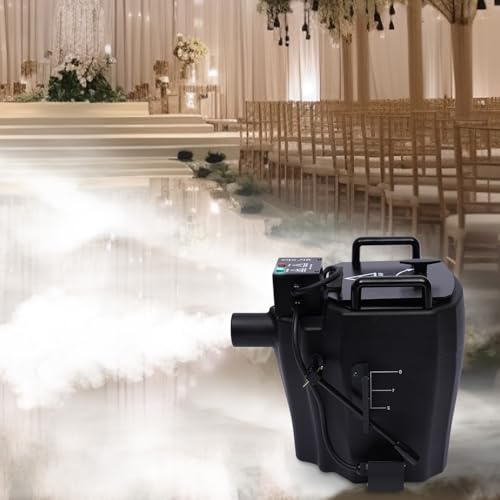 Machine à fumée 3500 W - Machine à brouillard de sol - Machine à fumée à effet sec - Machine à fumée pour fête, Halloween, mariage, scène de Noël