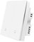 ZigBee Smart Light Switch 1Pack, Work with Alexa Google Home, Pushbutton Switch with Backlight, Neutral Wire Required, Zigbee Hub Required, 2 Gang