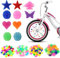 SHSHbuy Fahrrad Speichenklicker 132 Stück Bunten Fahrradspeichen Fahrrad Zubehör Kinder,Fahrradspeichen Deko,Speichenreflektoren Kinder Fahrrad Zubehör Reflektierende Speichenperlen