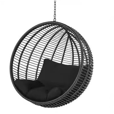 Korbstuhl aus Rattan, Outdoor Balkon Hängenden Korb Hängen Stuhl Hängenden Schaukel Rattan Gewebt Outdoor Schaukel Stuhl Haushalt Innen Schaukel Korb, Garten-/Terrassenmöbel