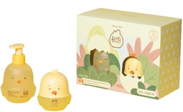 O Boticário Boti Baby | Eau de Toilette 100 ml + Flüssigseife 200 ml | Seife für Körper und Haar, sanfte Reinigung, blumiger Musk-Duft für Babys, vegan, natürliche Inhaltsstoffe