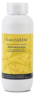 KARANJEEM Huile améliorée Neem et Karanja pour insectes parasites (pucerons, cochenilles, fourmis, thrips, acariens) solution naturelle pour plantes et habitations d'animaux - 250 g