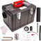 ShockFlo 8KW 12V Portable Diesel Air Heater, 2024 upgrade Toolbox Diesel Heater All-in-One Parking Heater, With Constant Temperature Timing With LCD Switch & Remote Control -Black